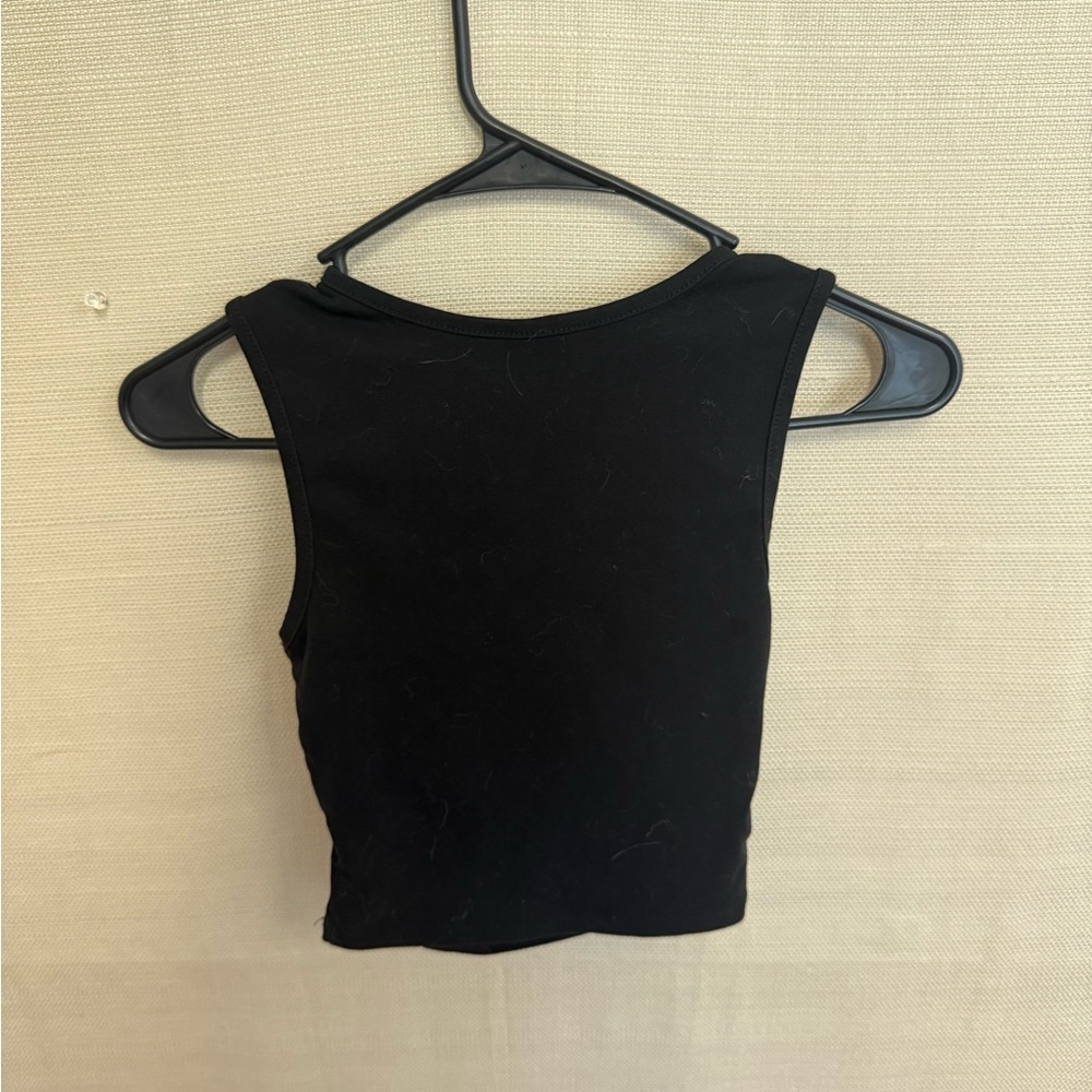 Black Sleeveless Women's Top